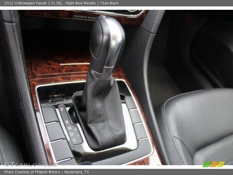 Night Blue Metallic / Titan Black 2012 Volkswagen Passat 2.5L SEL