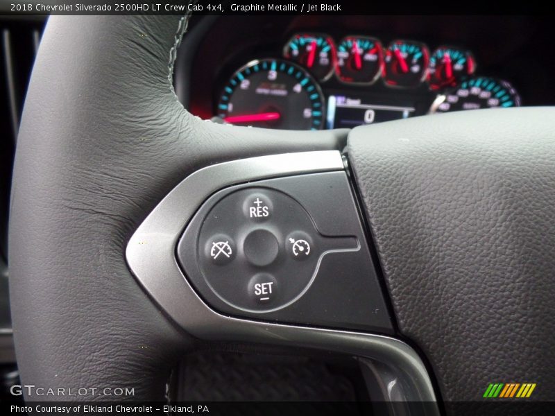 Graphite Metallic / Jet Black 2018 Chevrolet Silverado 2500HD LT Crew Cab 4x4