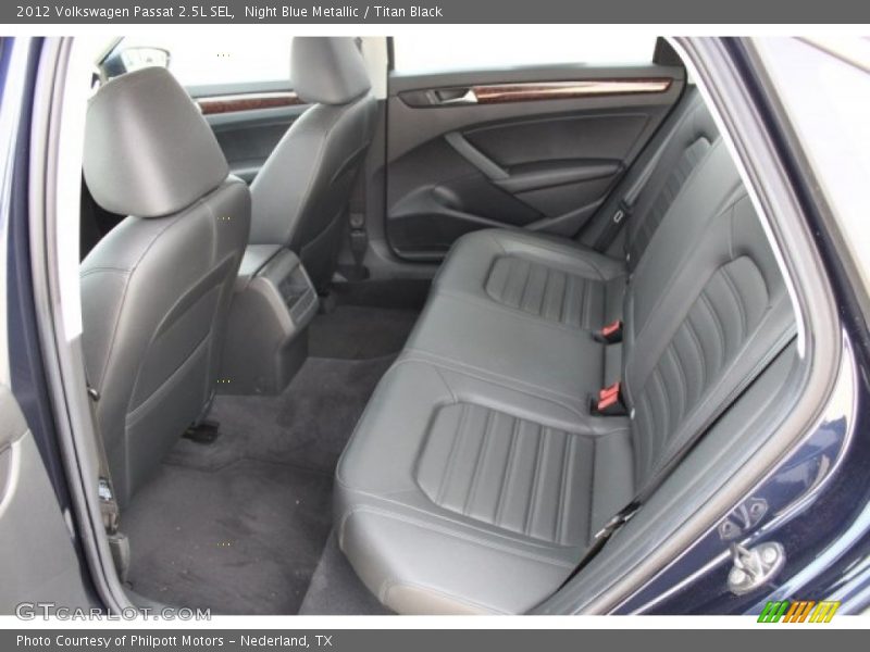 Night Blue Metallic / Titan Black 2012 Volkswagen Passat 2.5L SEL