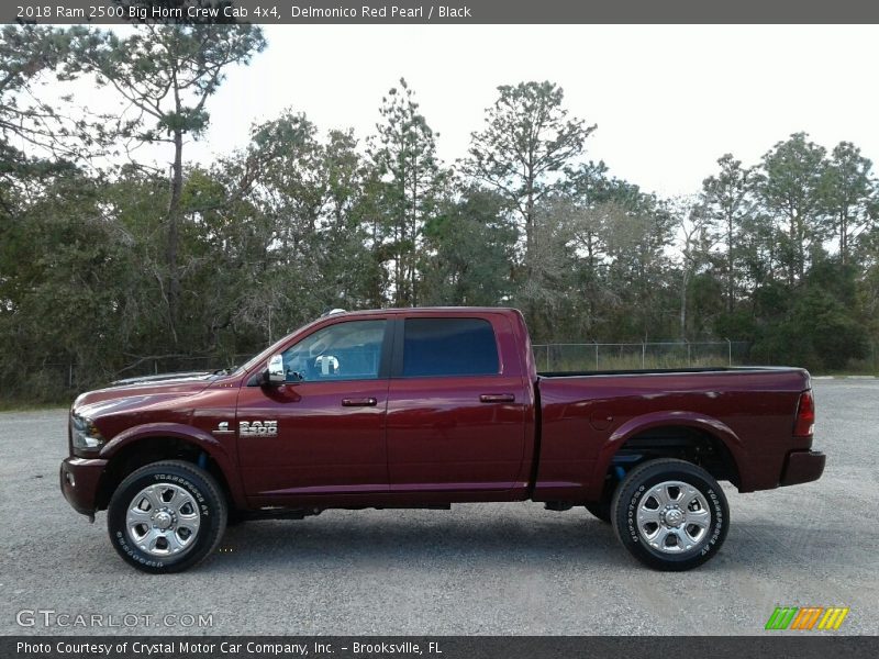 Delmonico Red Pearl / Black 2018 Ram 2500 Big Horn Crew Cab 4x4