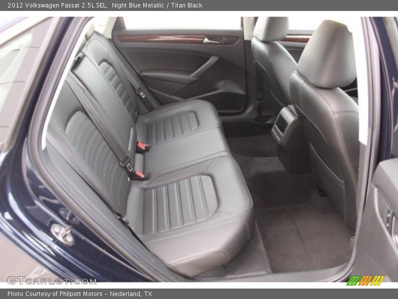 Night Blue Metallic / Titan Black 2012 Volkswagen Passat 2.5L SEL