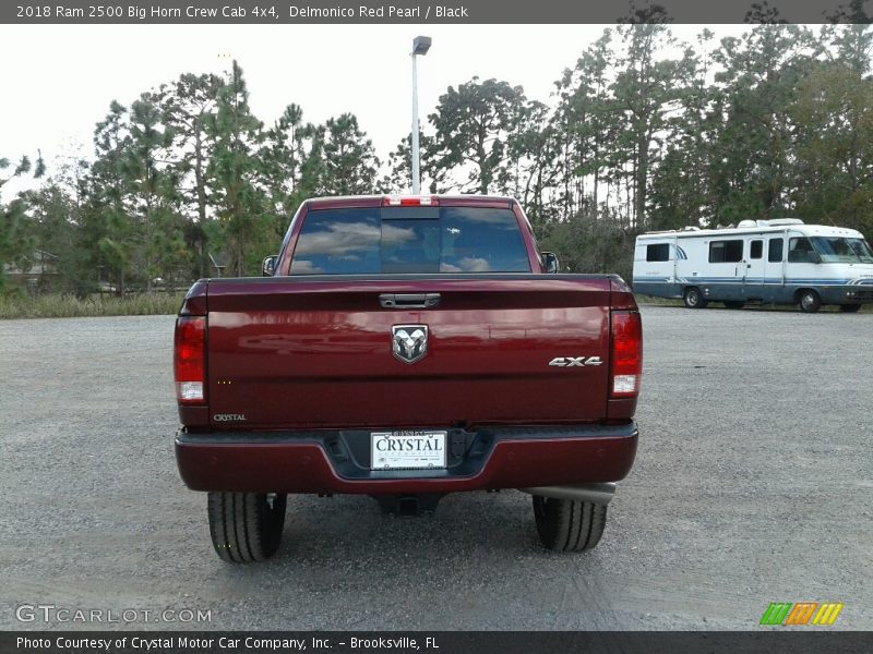Delmonico Red Pearl / Black 2018 Ram 2500 Big Horn Crew Cab 4x4