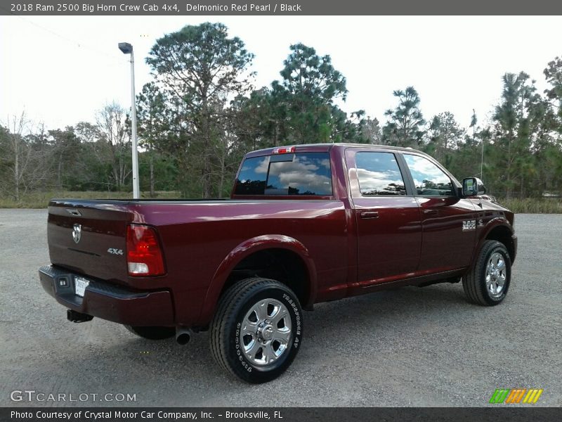 Delmonico Red Pearl / Black 2018 Ram 2500 Big Horn Crew Cab 4x4