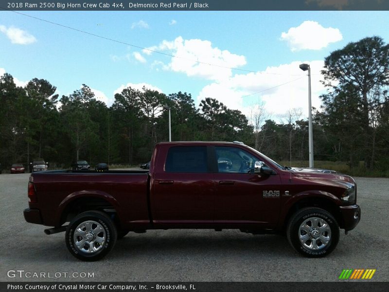 Delmonico Red Pearl / Black 2018 Ram 2500 Big Horn Crew Cab 4x4