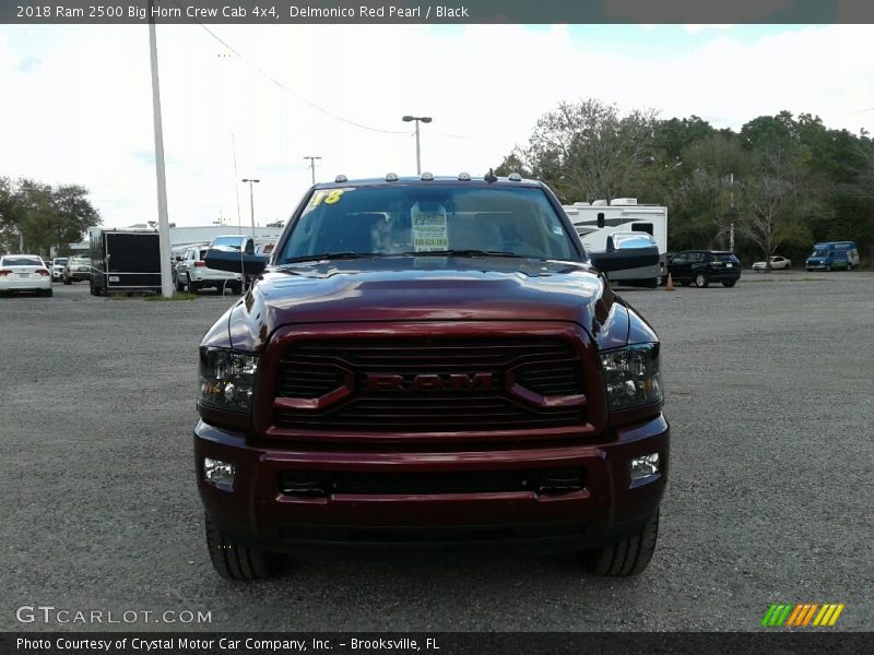 Delmonico Red Pearl / Black 2018 Ram 2500 Big Horn Crew Cab 4x4