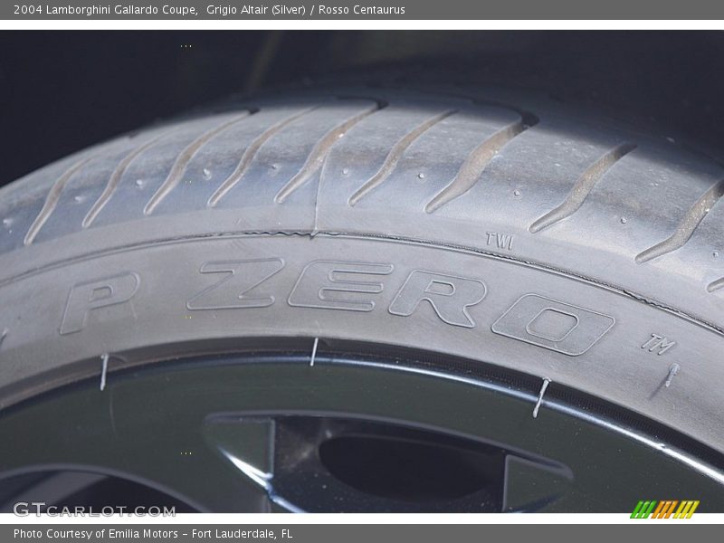 Grigio Altair (Silver) / Rosso Centaurus 2004 Lamborghini Gallardo Coupe