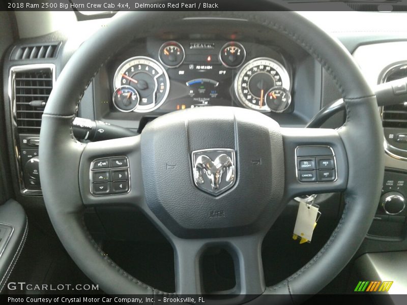 Delmonico Red Pearl / Black 2018 Ram 2500 Big Horn Crew Cab 4x4