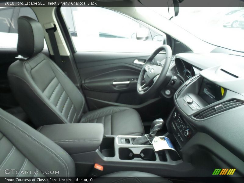 Ingot Silver / Charcoal Black 2018 Ford Escape SEL