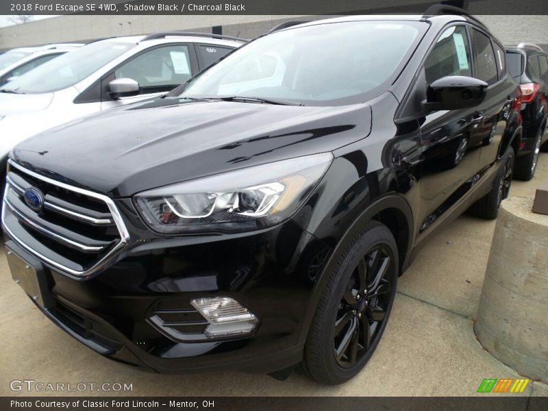 Shadow Black / Charcoal Black 2018 Ford Escape SE 4WD
