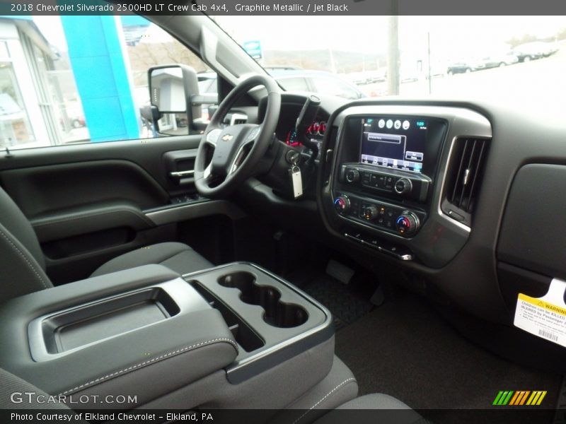 Graphite Metallic / Jet Black 2018 Chevrolet Silverado 2500HD LT Crew Cab 4x4