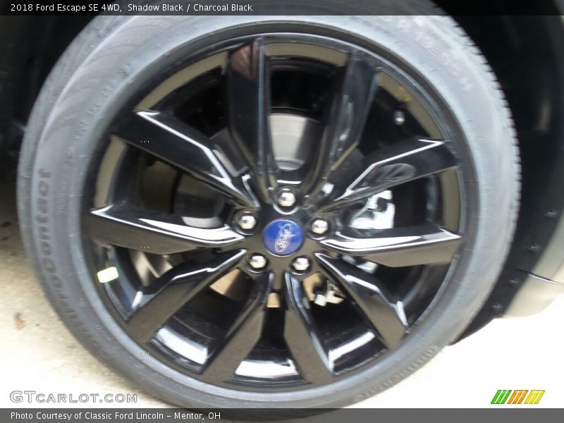 Shadow Black / Charcoal Black 2018 Ford Escape SE 4WD