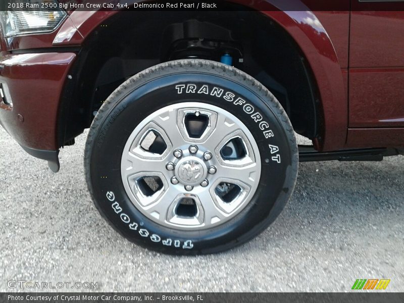 Delmonico Red Pearl / Black 2018 Ram 2500 Big Horn Crew Cab 4x4