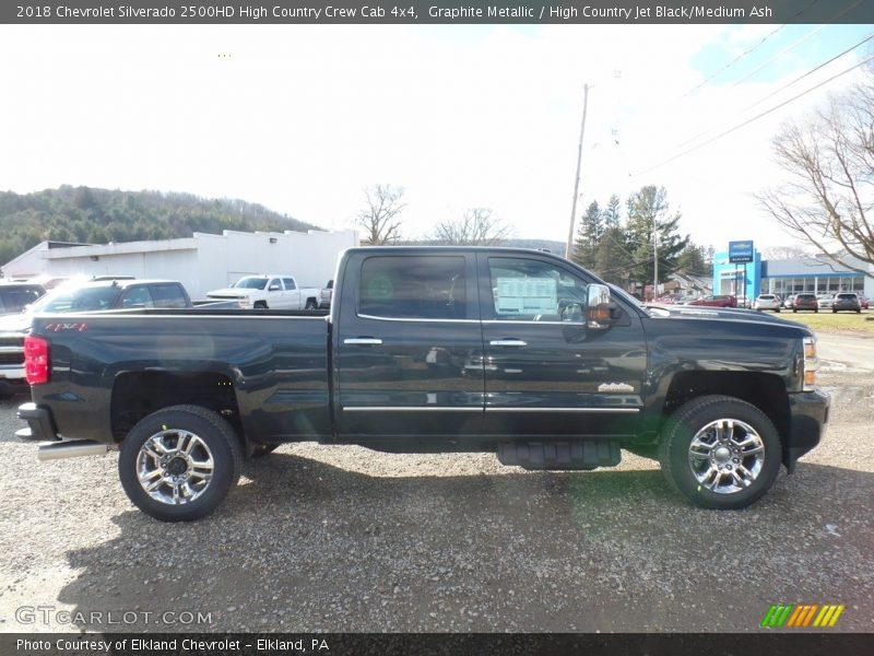 Graphite Metallic / High Country Jet Black/Medium Ash 2018 Chevrolet Silverado 2500HD High Country Crew Cab 4x4
