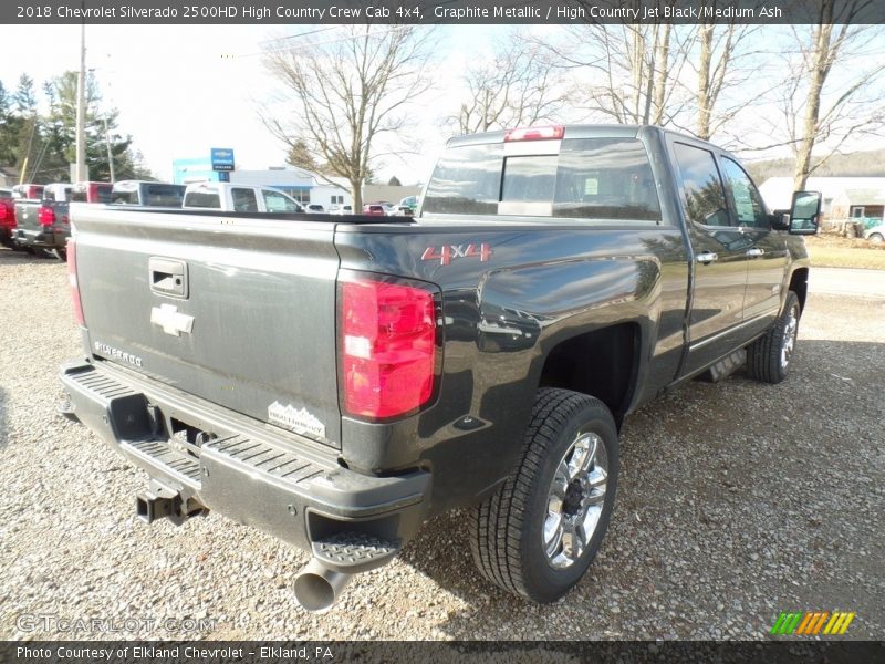 Graphite Metallic / High Country Jet Black/Medium Ash 2018 Chevrolet Silverado 2500HD High Country Crew Cab 4x4