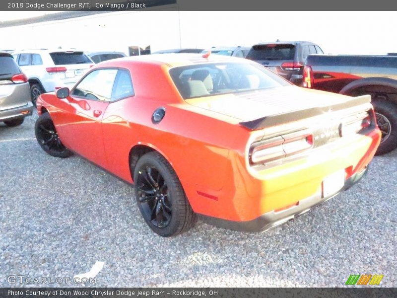 Go Mango / Black 2018 Dodge Challenger R/T