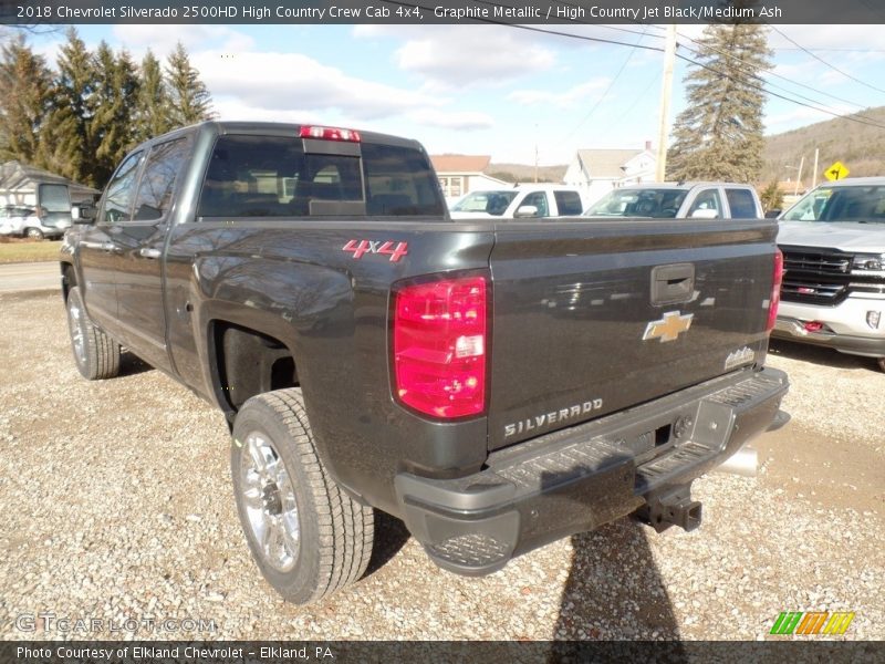 Graphite Metallic / High Country Jet Black/Medium Ash 2018 Chevrolet Silverado 2500HD High Country Crew Cab 4x4