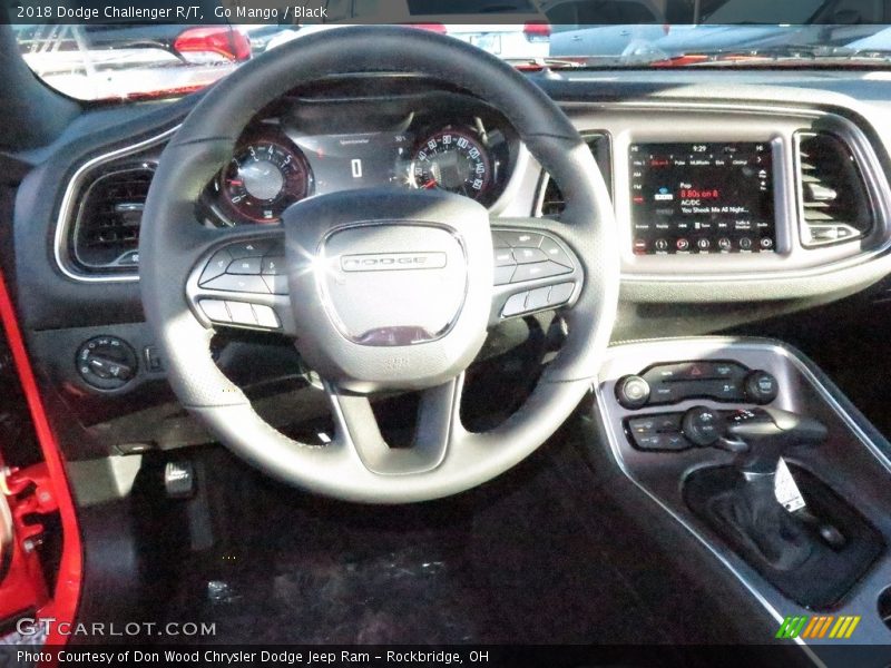 Go Mango / Black 2018 Dodge Challenger R/T
