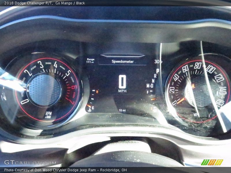 Go Mango / Black 2018 Dodge Challenger R/T