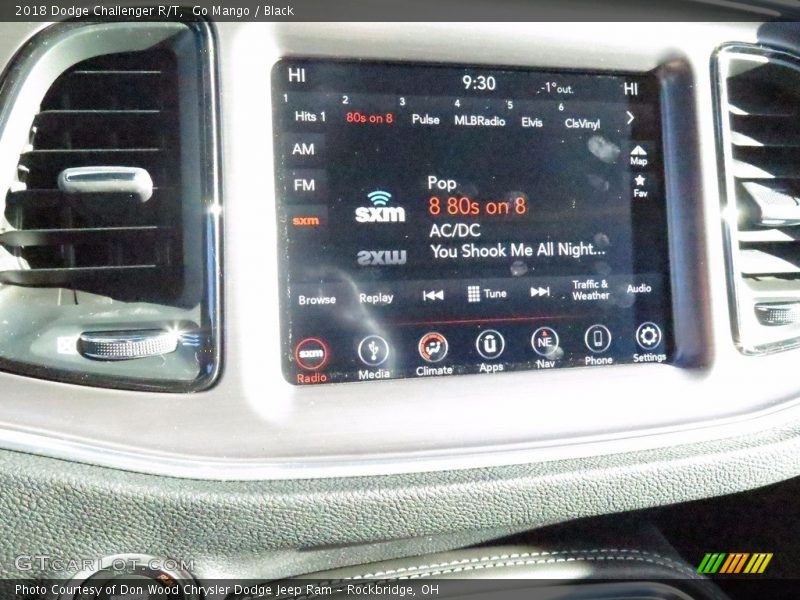 Go Mango / Black 2018 Dodge Challenger R/T