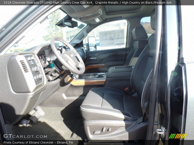 Graphite Metallic / High Country Jet Black/Medium Ash 2018 Chevrolet Silverado 2500HD High Country Crew Cab 4x4