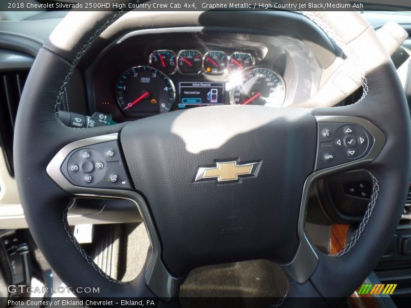 Graphite Metallic / High Country Jet Black/Medium Ash 2018 Chevrolet Silverado 2500HD High Country Crew Cab 4x4