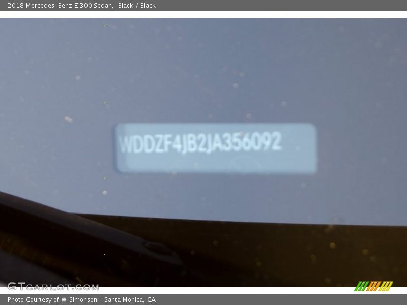 Black / Black 2018 Mercedes-Benz E 300 Sedan
