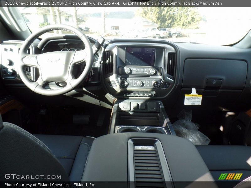 Graphite Metallic / High Country Jet Black/Medium Ash 2018 Chevrolet Silverado 2500HD High Country Crew Cab 4x4