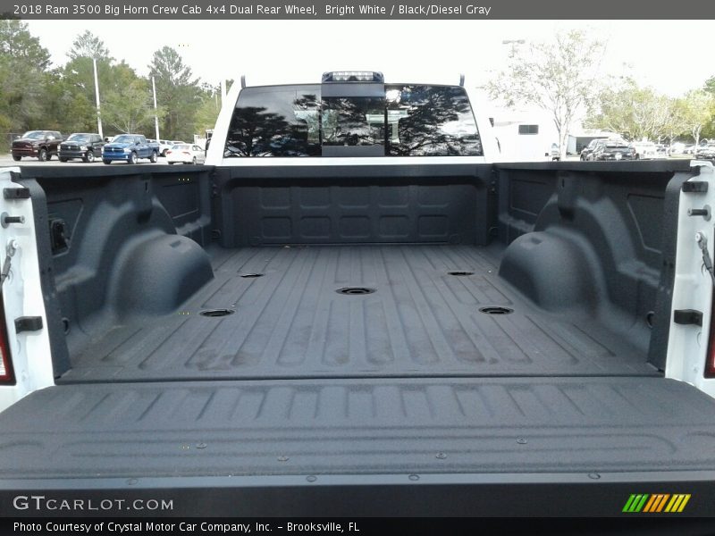 Bright White / Black/Diesel Gray 2018 Ram 3500 Big Horn Crew Cab 4x4 Dual Rear Wheel