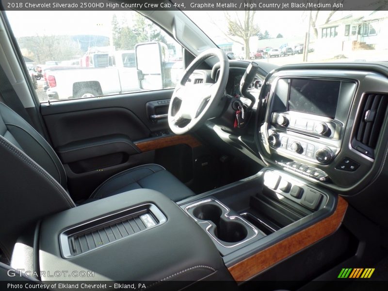 Graphite Metallic / High Country Jet Black/Medium Ash 2018 Chevrolet Silverado 2500HD High Country Crew Cab 4x4