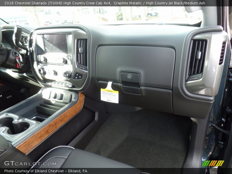 Graphite Metallic / High Country Jet Black/Medium Ash 2018 Chevrolet Silverado 2500HD High Country Crew Cab 4x4