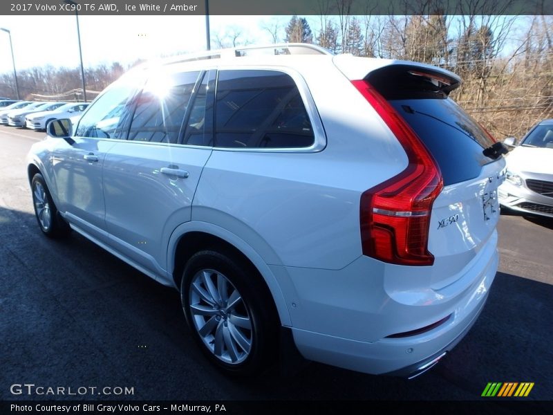 Ice White / Amber 2017 Volvo XC90 T6 AWD