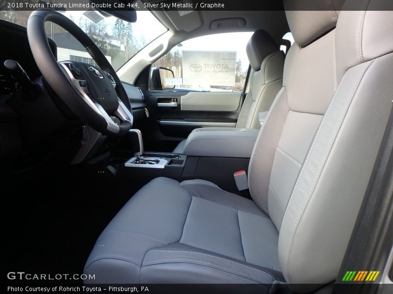 Silver Sky Metallic / Graphite 2018 Toyota Tundra Limited Double Cab 4x4