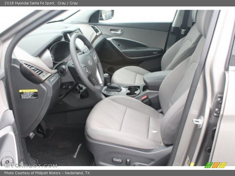 Gray / Gray 2018 Hyundai Santa Fe Sport