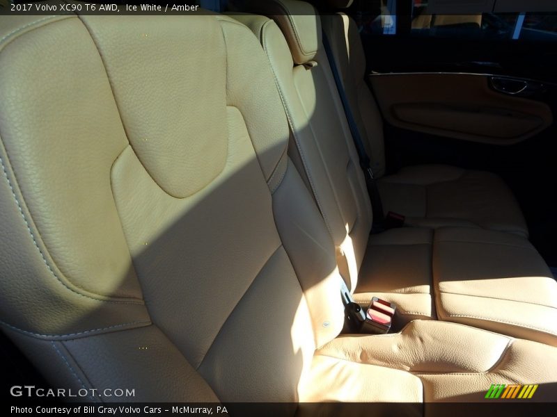 Ice White / Amber 2017 Volvo XC90 T6 AWD