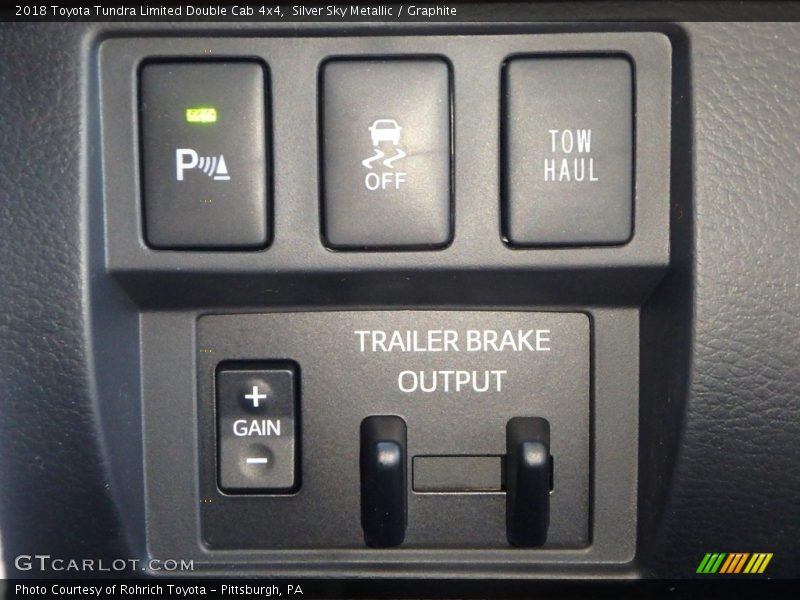 Controls of 2018 Tundra Limited Double Cab 4x4