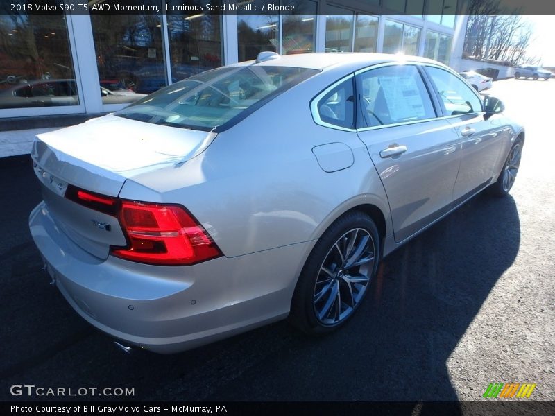 Luminous Sand Metallic / Blonde 2018 Volvo S90 T5 AWD Momentum