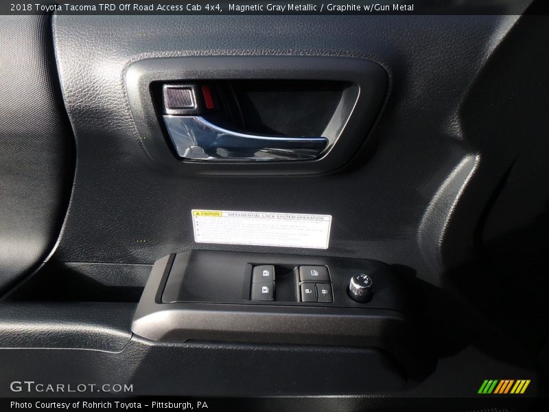 Magnetic Gray Metallic / Graphite w/Gun Metal 2018 Toyota Tacoma TRD Off Road Access Cab 4x4