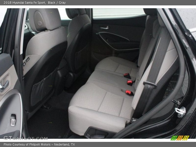 Black / Gray 2018 Hyundai Santa Fe Sport