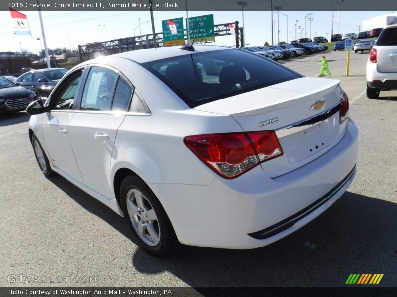 Summit White / Jet Black 2016 Chevrolet Cruze Limited LT
