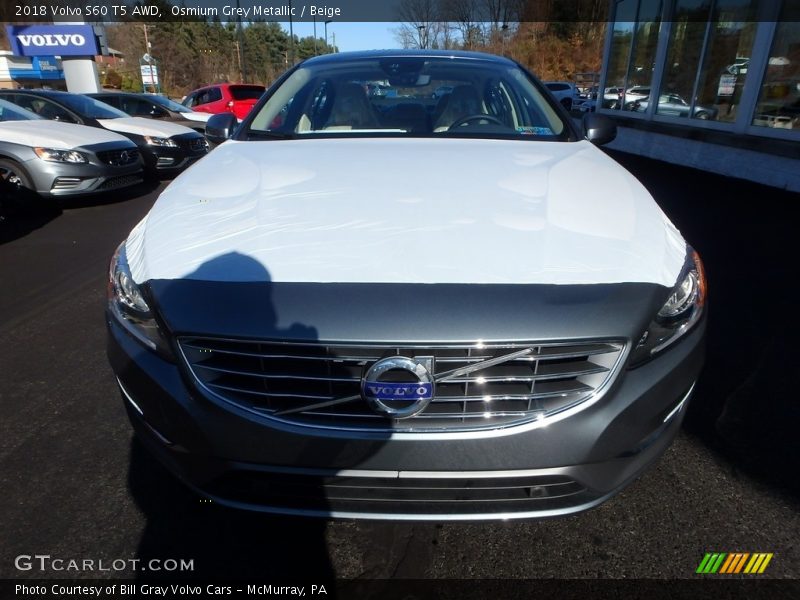 Osmium Grey Metallic / Beige 2018 Volvo S60 T5 AWD