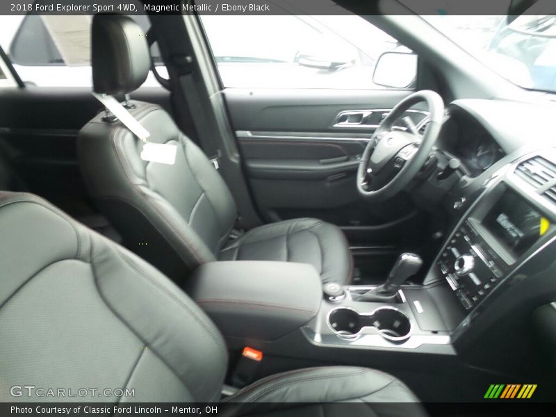 Magnetic Metallic / Ebony Black 2018 Ford Explorer Sport 4WD
