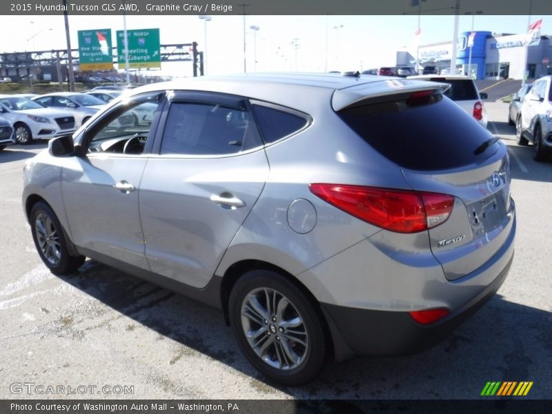 Graphite Gray / Beige 2015 Hyundai Tucson GLS AWD