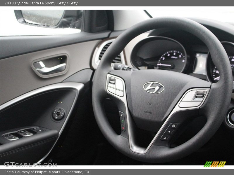 Gray / Gray 2018 Hyundai Santa Fe Sport