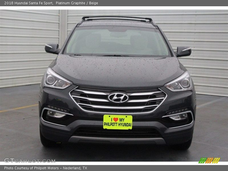 Platinum Graphite / Beige 2018 Hyundai Santa Fe Sport