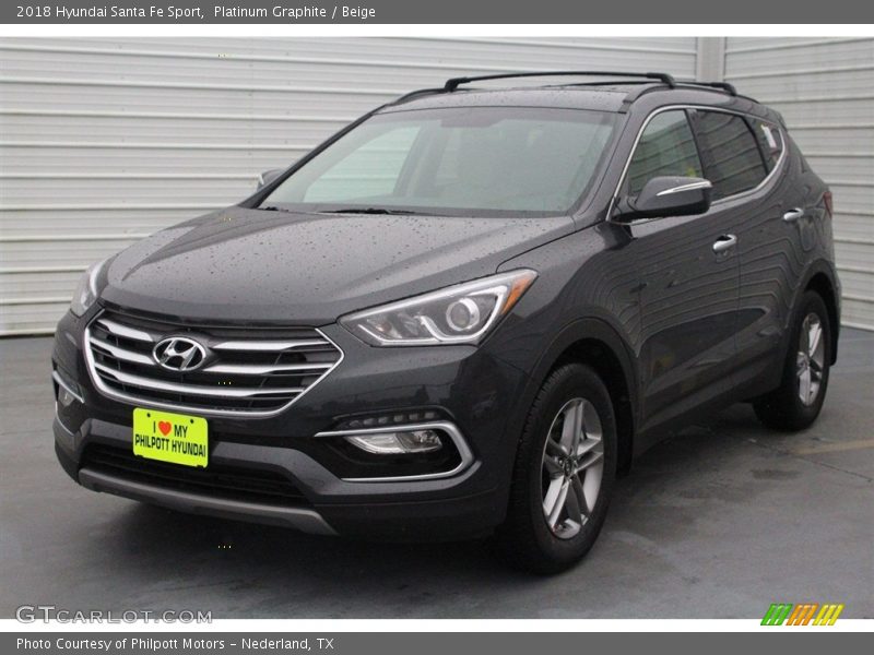 Platinum Graphite / Beige 2018 Hyundai Santa Fe Sport