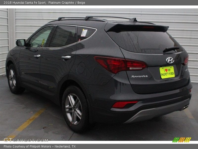 Platinum Graphite / Beige 2018 Hyundai Santa Fe Sport