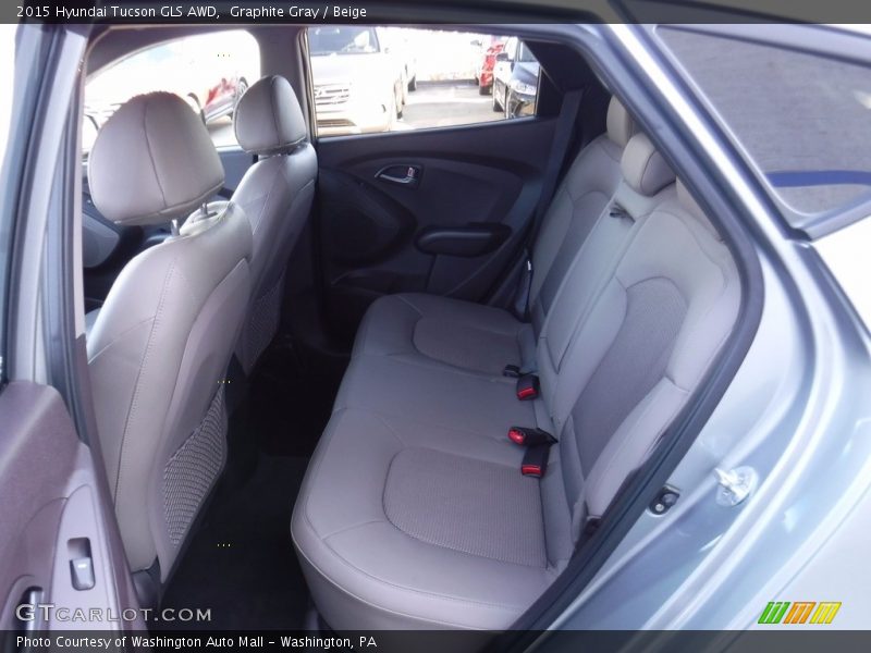 Graphite Gray / Beige 2015 Hyundai Tucson GLS AWD