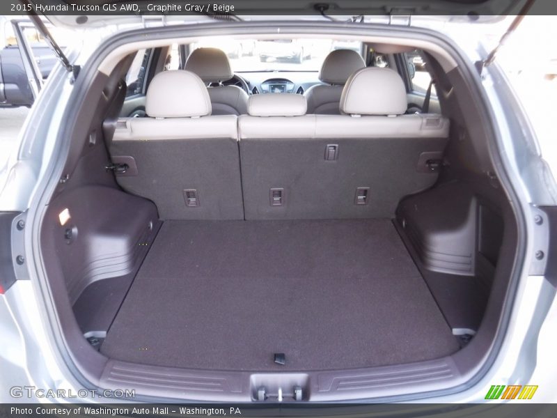 Graphite Gray / Beige 2015 Hyundai Tucson GLS AWD