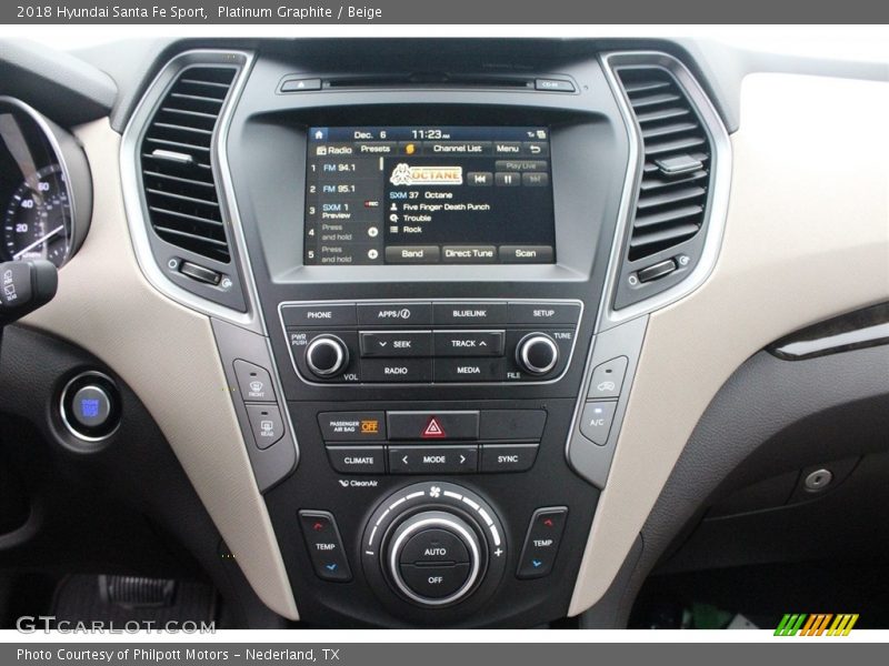 Platinum Graphite / Beige 2018 Hyundai Santa Fe Sport