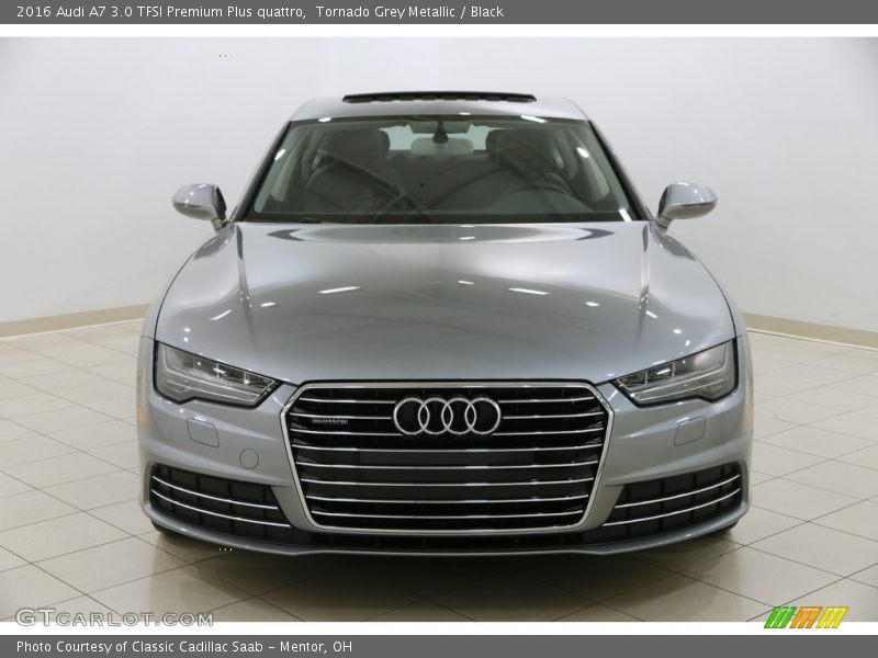 Tornado Grey Metallic / Black 2016 Audi A7 3.0 TFSI Premium Plus quattro